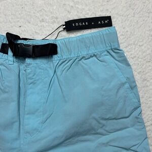 Edgar + Ash Shorts Mens S Blue Nylon Belted Utility Gorpcore Hiking Active 4028
